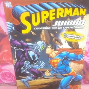 Superman Jumbo Coloring and Activity Book